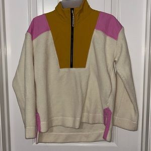 Free Assembly zip up pullover sweater